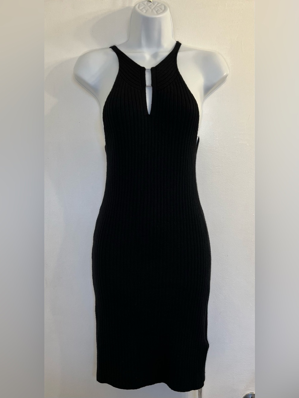 Commense Black Knit Dress